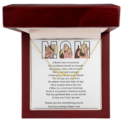 Personalized Mom Signature Name Necklace