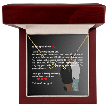 Personalized To My Special One Signature Name Necklace
