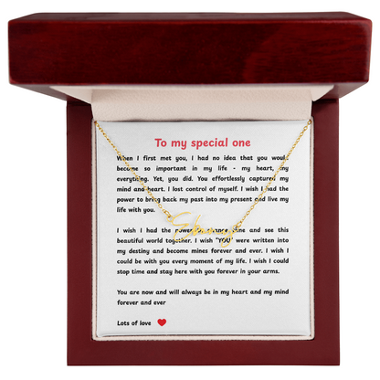 Personalized To My Special One Signature Name Necklace