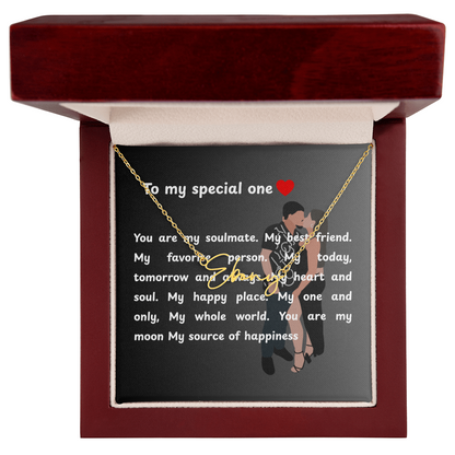 Personalized To My Special One Signature Name Necklace