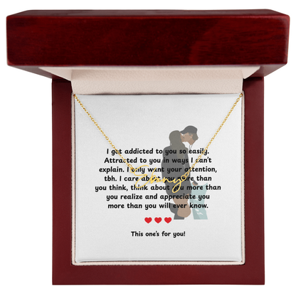 Personalized This One's For You Signature Name Necklace