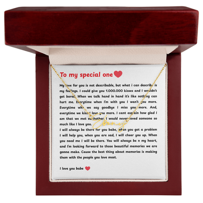 Personalized To My Special One Signature Name Necklace