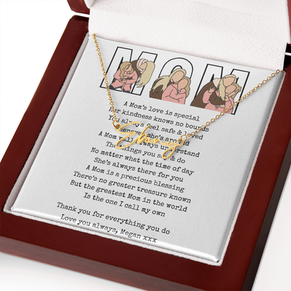 Personalized Mom Signature Name Necklace
