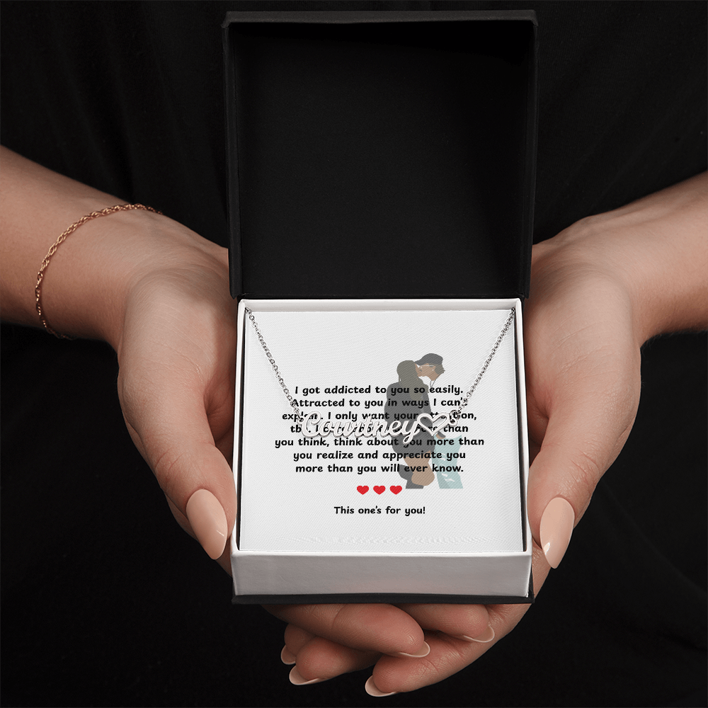 Personalized This One's For You Heart Name Necklace