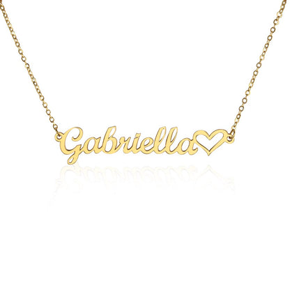 Personalized This One's For You Heart Name Necklace