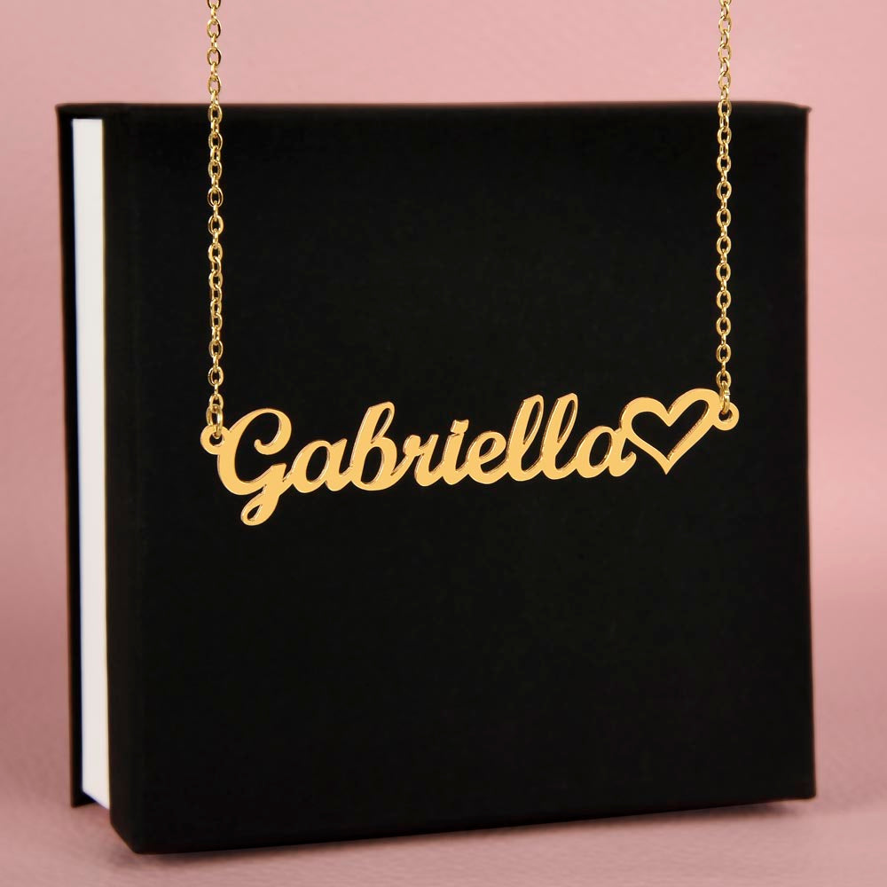 Personalized Mum Heart Name Necklace