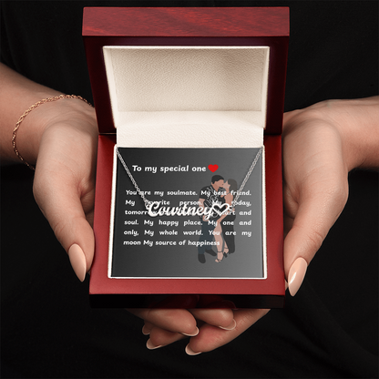 Personalized To My Special One Heart Name Necklace