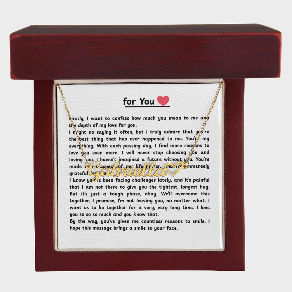 Personalized For You Name Necklace