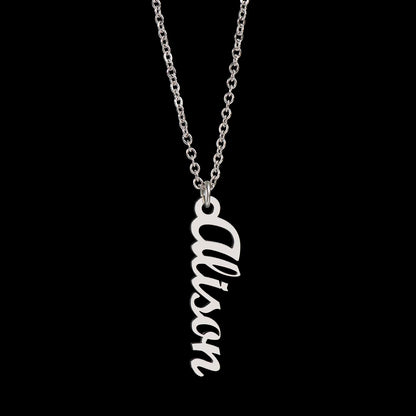 Personalized Mom Multi Vertical Name Necklace
