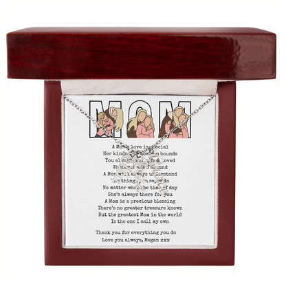 Personalized Mom Multi Vertical Name Necklace