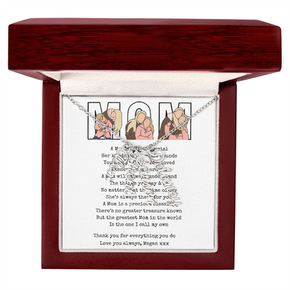 Personalized Mom Multi Vertical Name Necklace