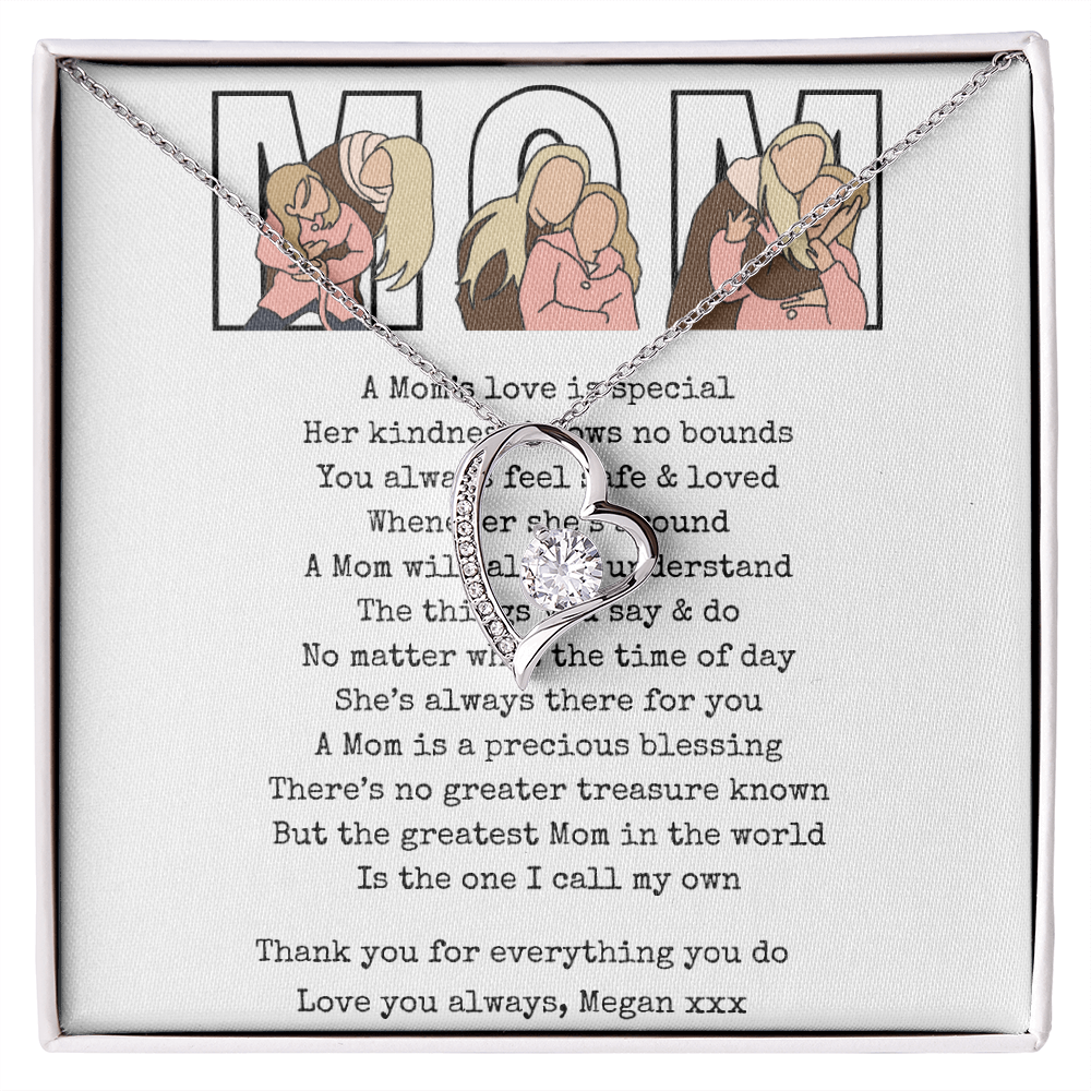 Personalized Mom Forever Love Necklace