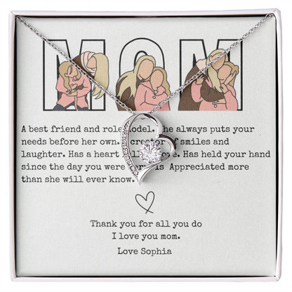 Personalized Mom Forever Love Necklace