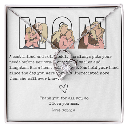 Personalized Mom Forever Love Necklace