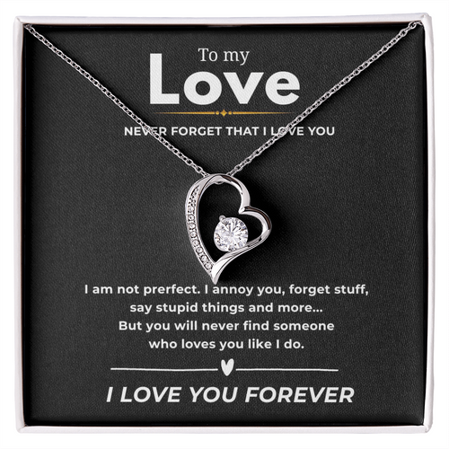 To My Love  Forever Love Necklace