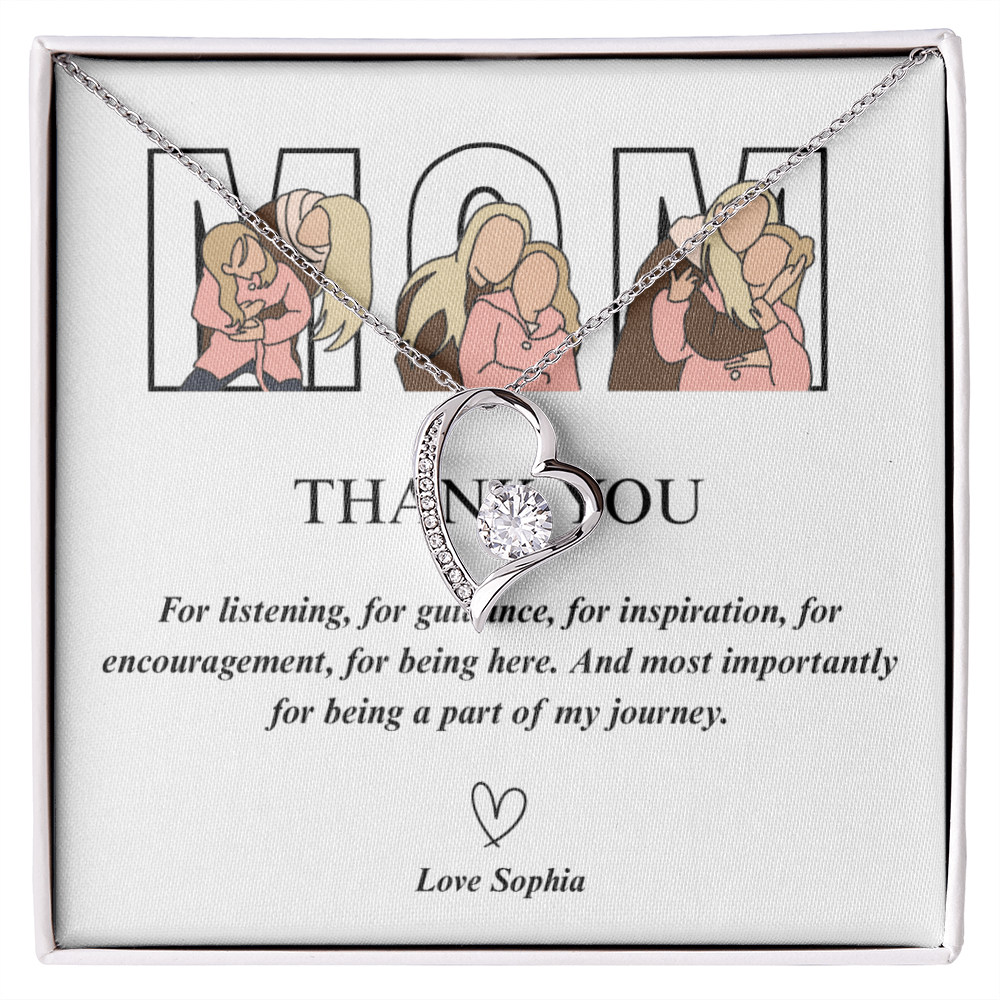 Personalized Mom Forever Love Necklace