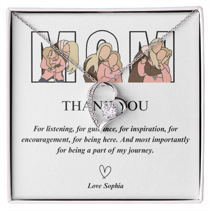 Personalized Mom Forever Love Necklace