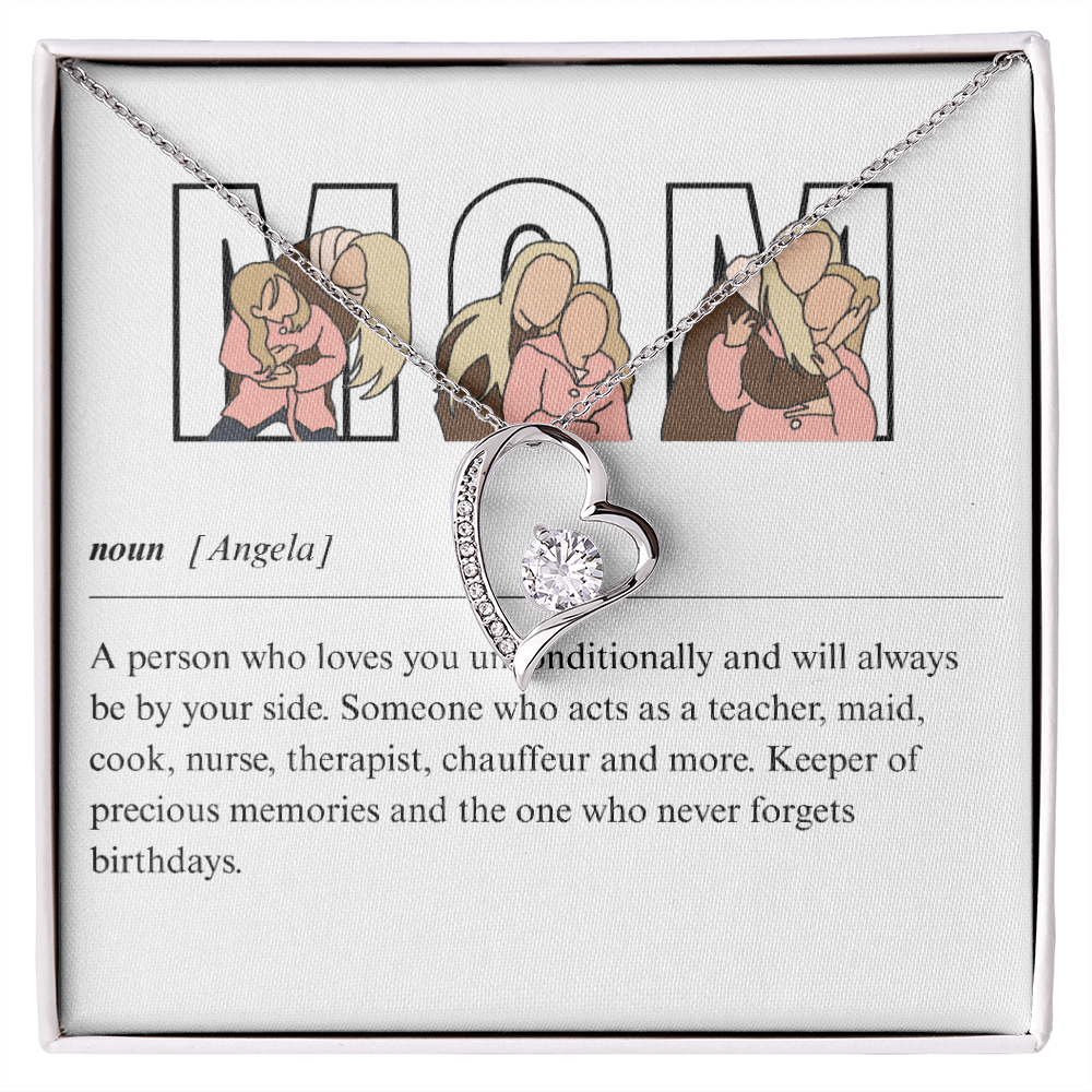 Personalized Mom Forever Love Necklace