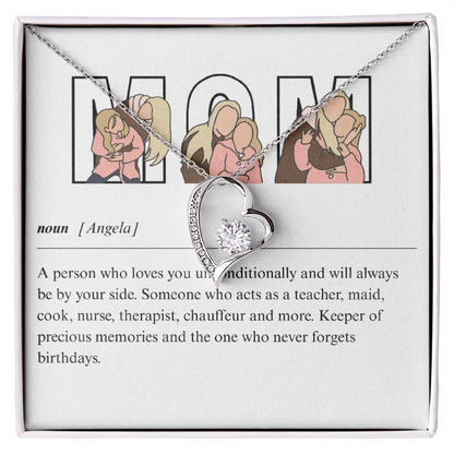 Personalized Mom Forever Love Necklace