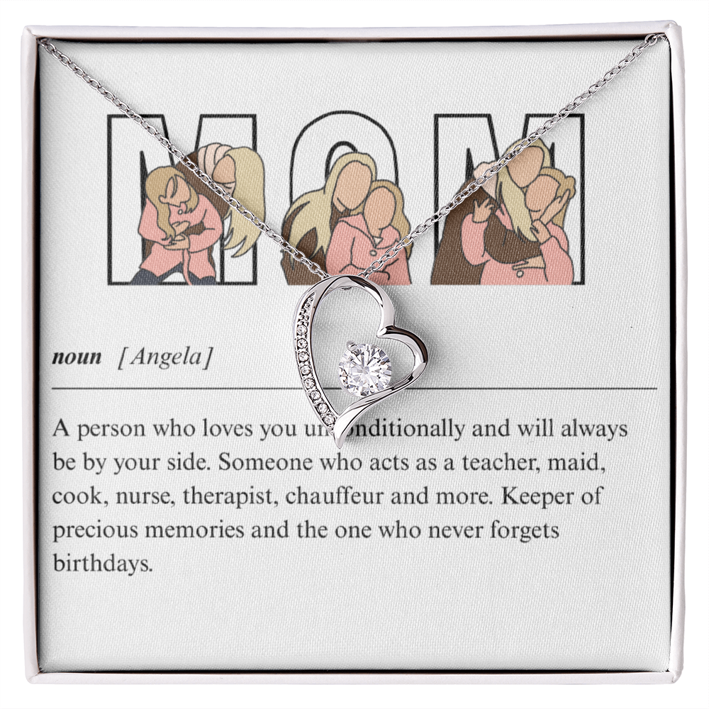 Personalized Mom Forever Love Necklace