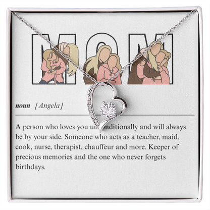 Personalized Mom Forever Love Necklace