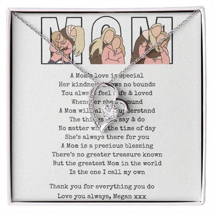 Personalized Mom Forever Love Necklace