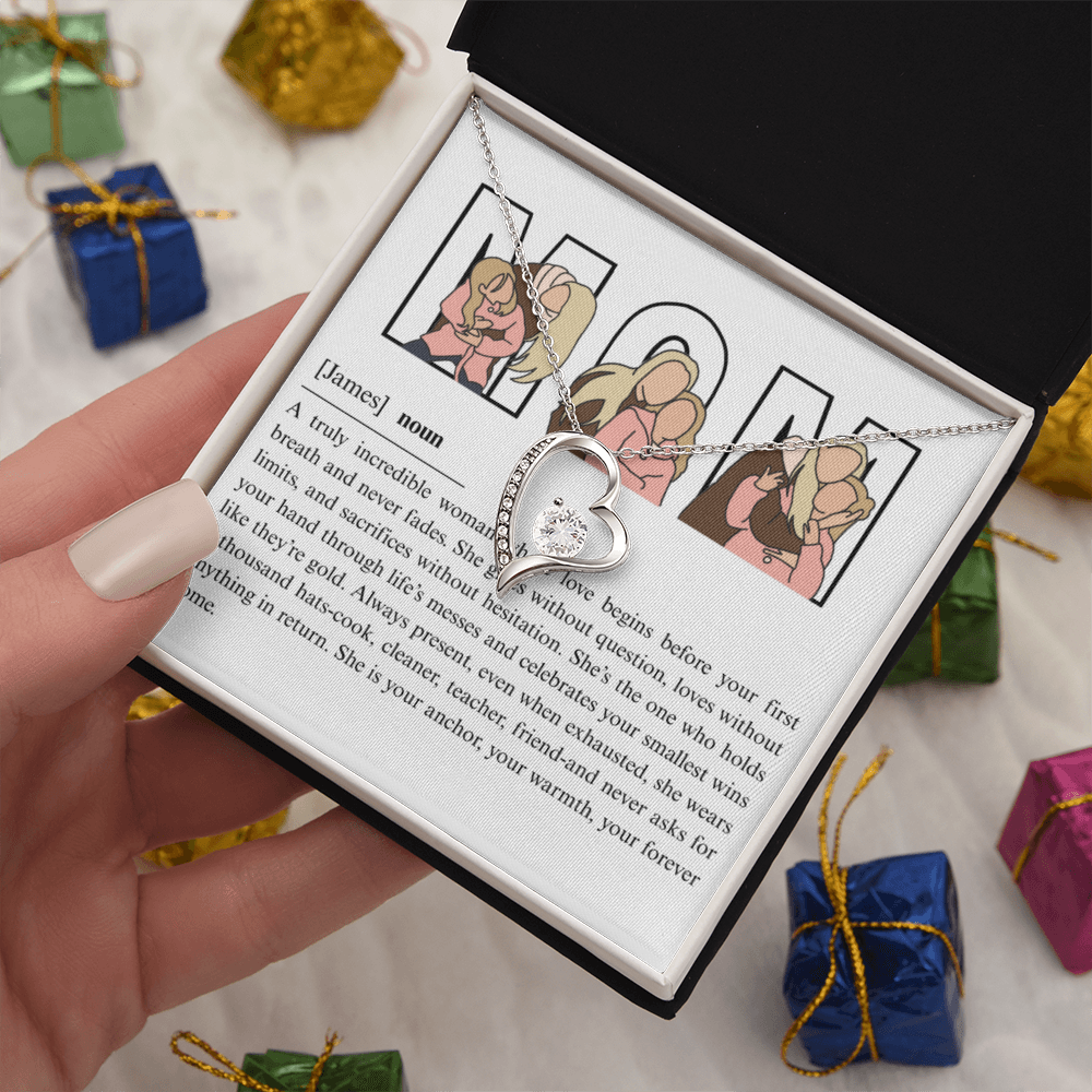 Personalized Mom Forever Love Necklace