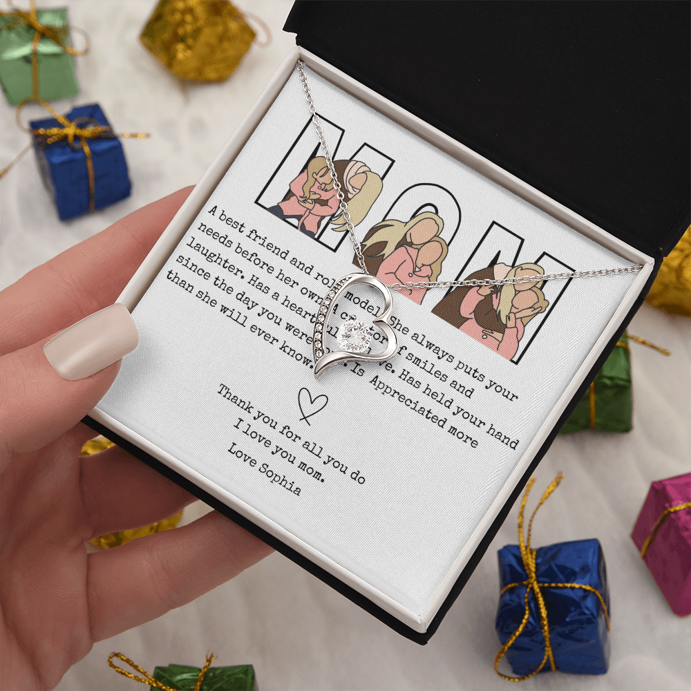 Personalized Mom Forever Love Necklace