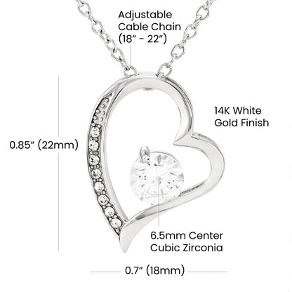 Personalized Mama Bear Forever Love Necklace