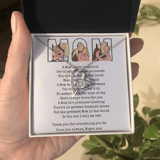 Personalized Mom Forever Love Necklace