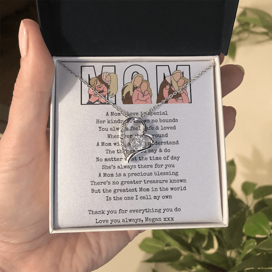 Personalized Mom Forever Love Necklace