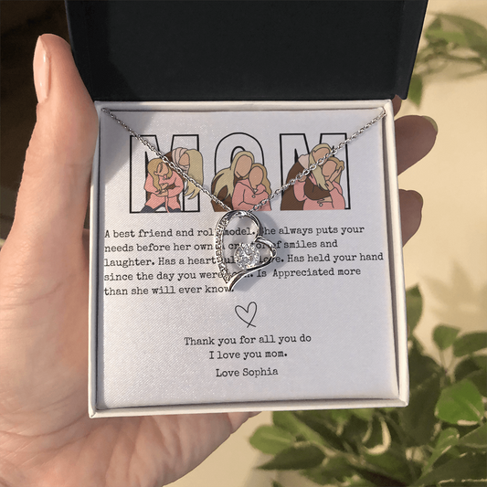 Personalized Mom Forever Love Necklace