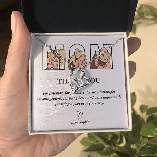 Personalized Mom Forever Love Necklace