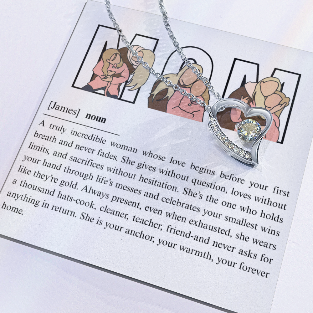 Personalized Mom Forever Love Necklace