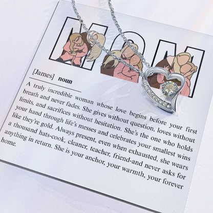 Personalized Mom Forever Love Necklace