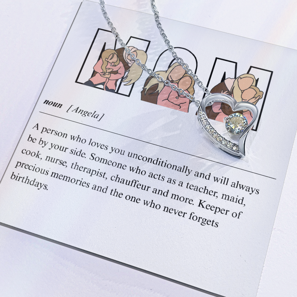 Personalized Mom Forever Love Necklace