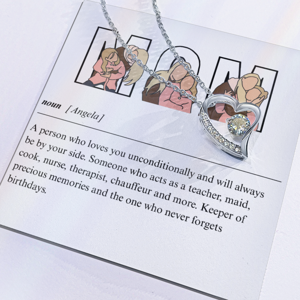 Personalized Mom Forever Love Necklace