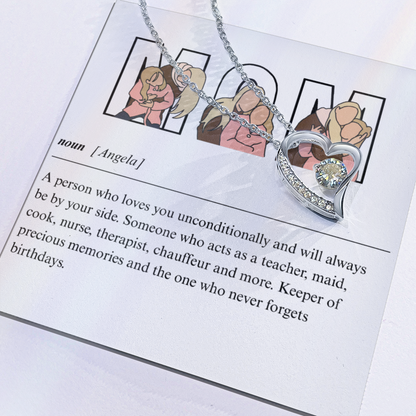 Personalized Mom Forever Love Necklace