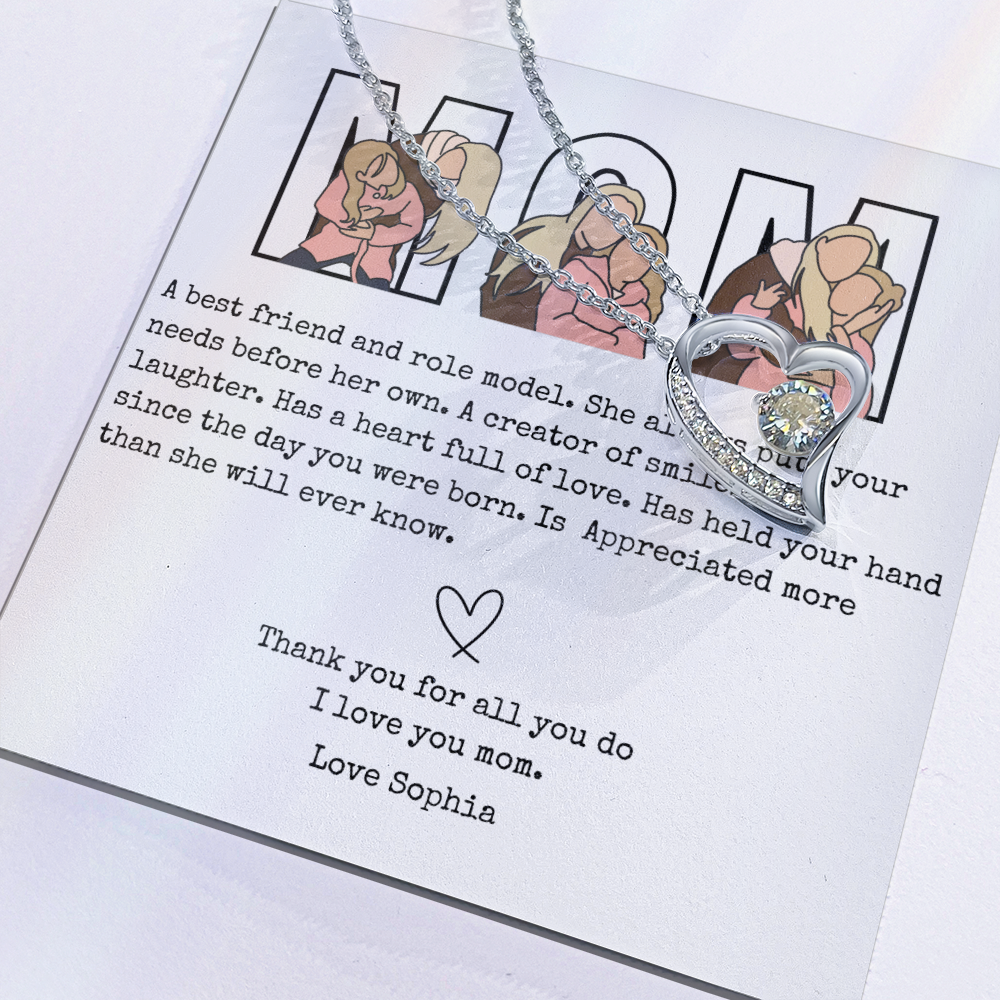 Personalized Mom Forever Love Necklace