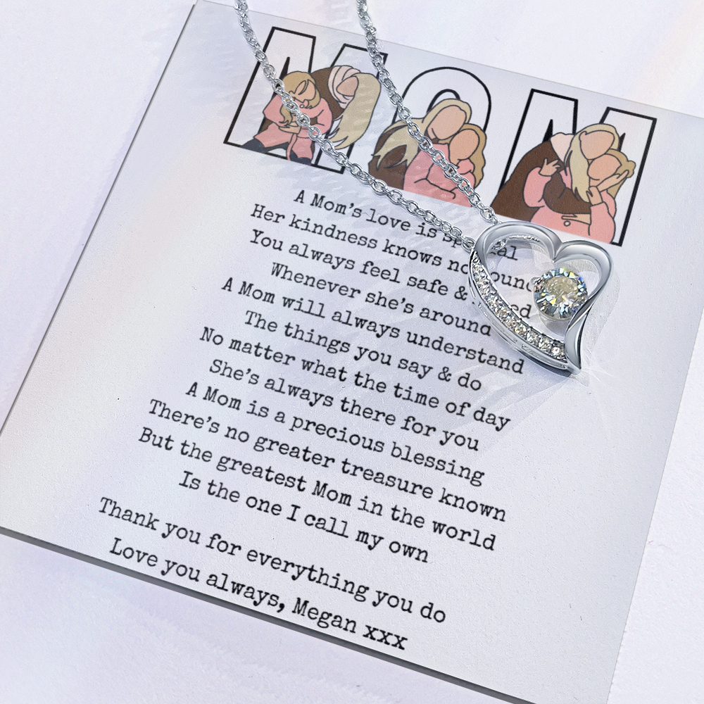 Personalized Mom Forever Love Necklace