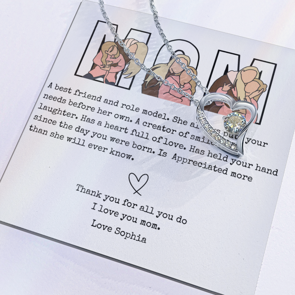Personalized Mom Forever Love Necklace