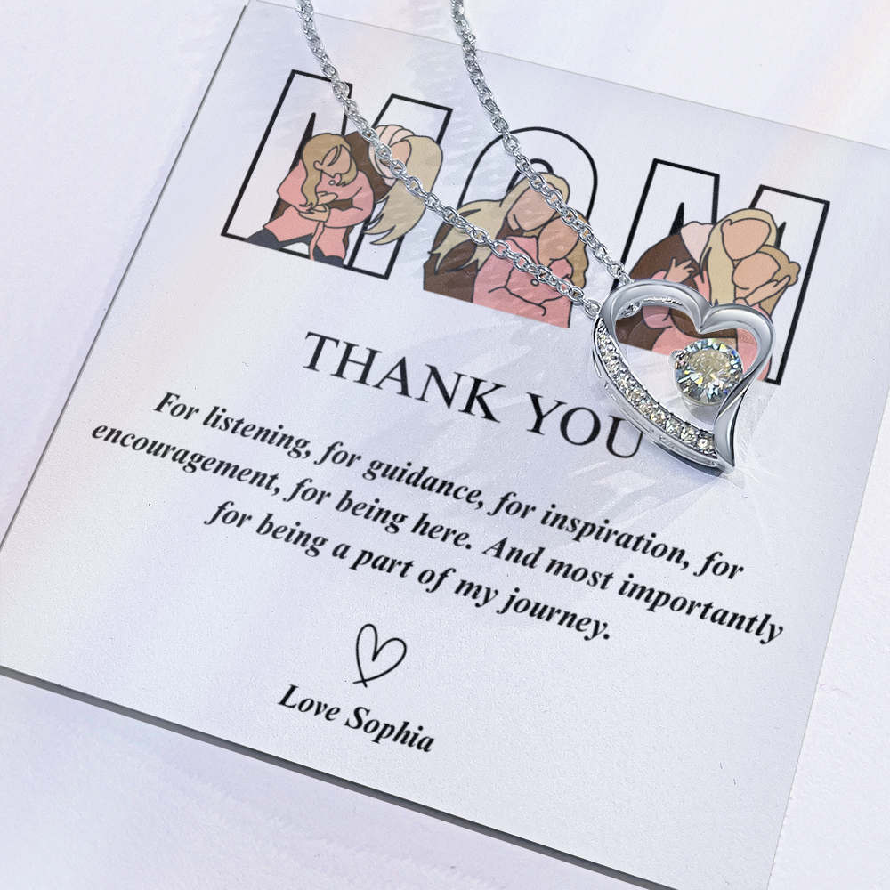 Personalized Mom Forever Love Necklace