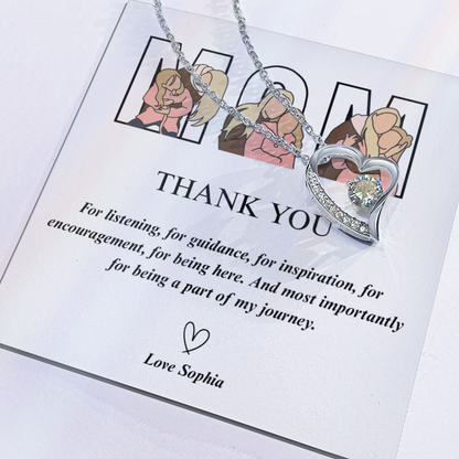 Personalized Mom Forever Love Necklace