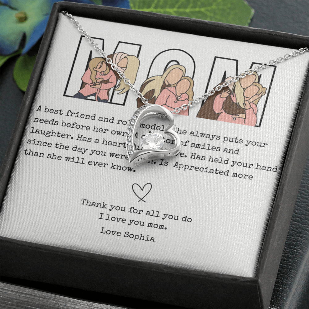 Personalized Mom Forever Love Necklace