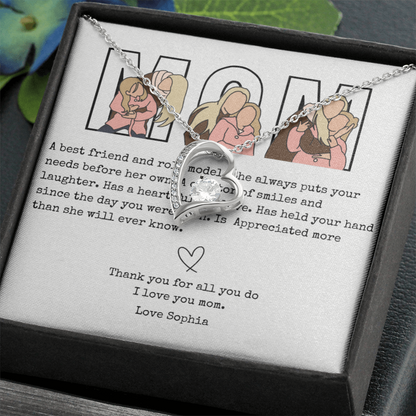 Personalized Mom Forever Love Necklace