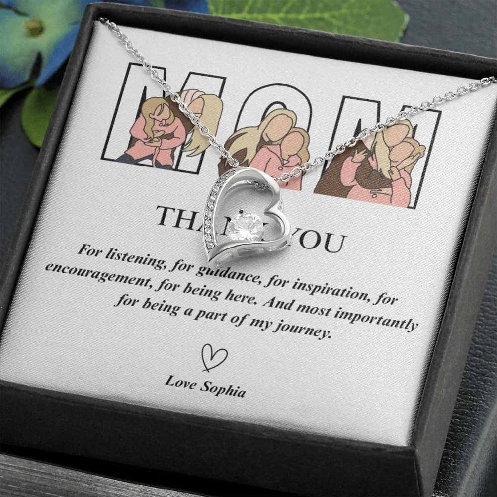 Personalized Mom Forever Love Necklace