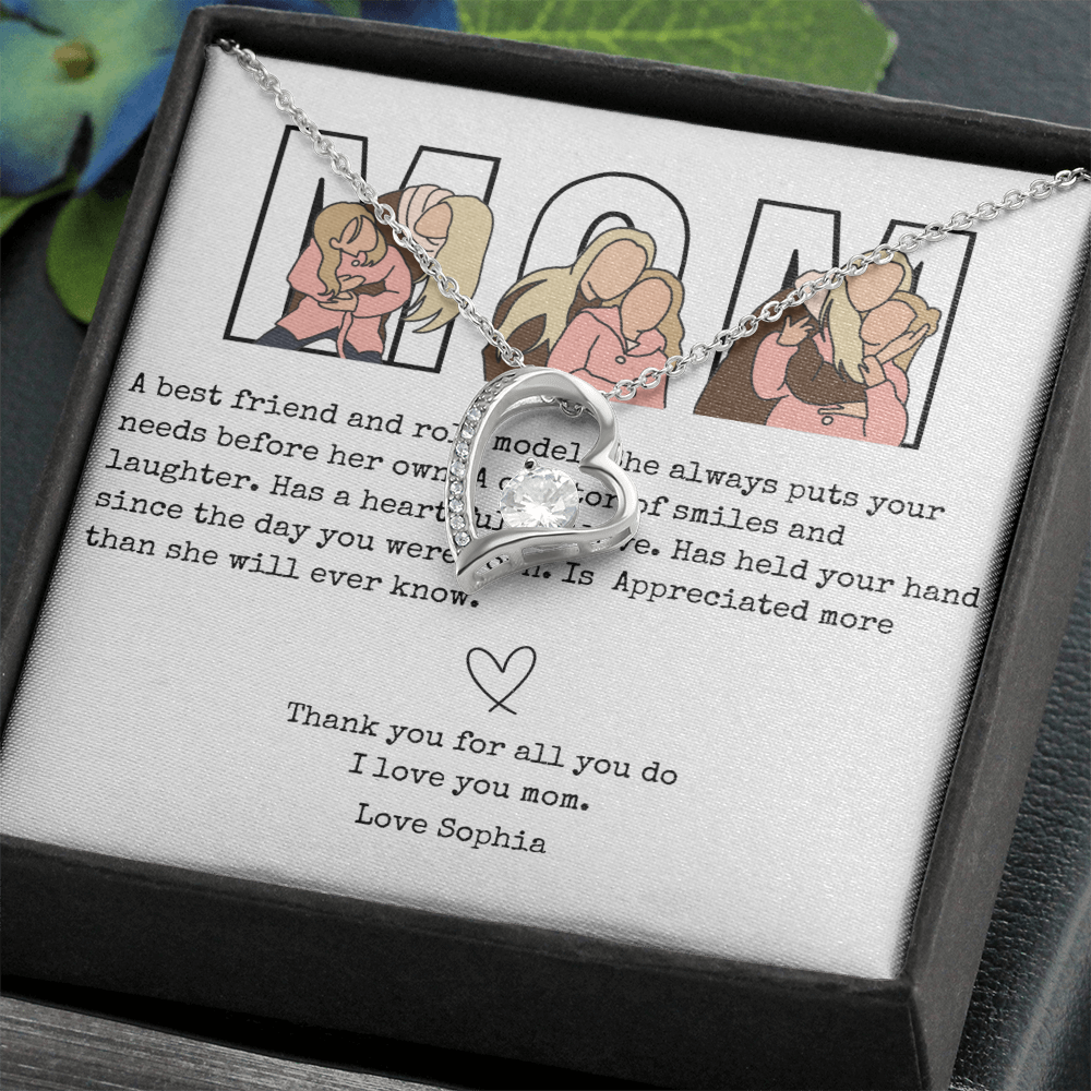 Personalized Mom Forever Love Necklace