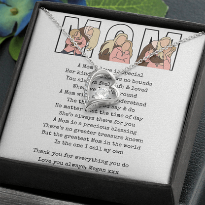 Personalized Mom Forever Love Necklace
