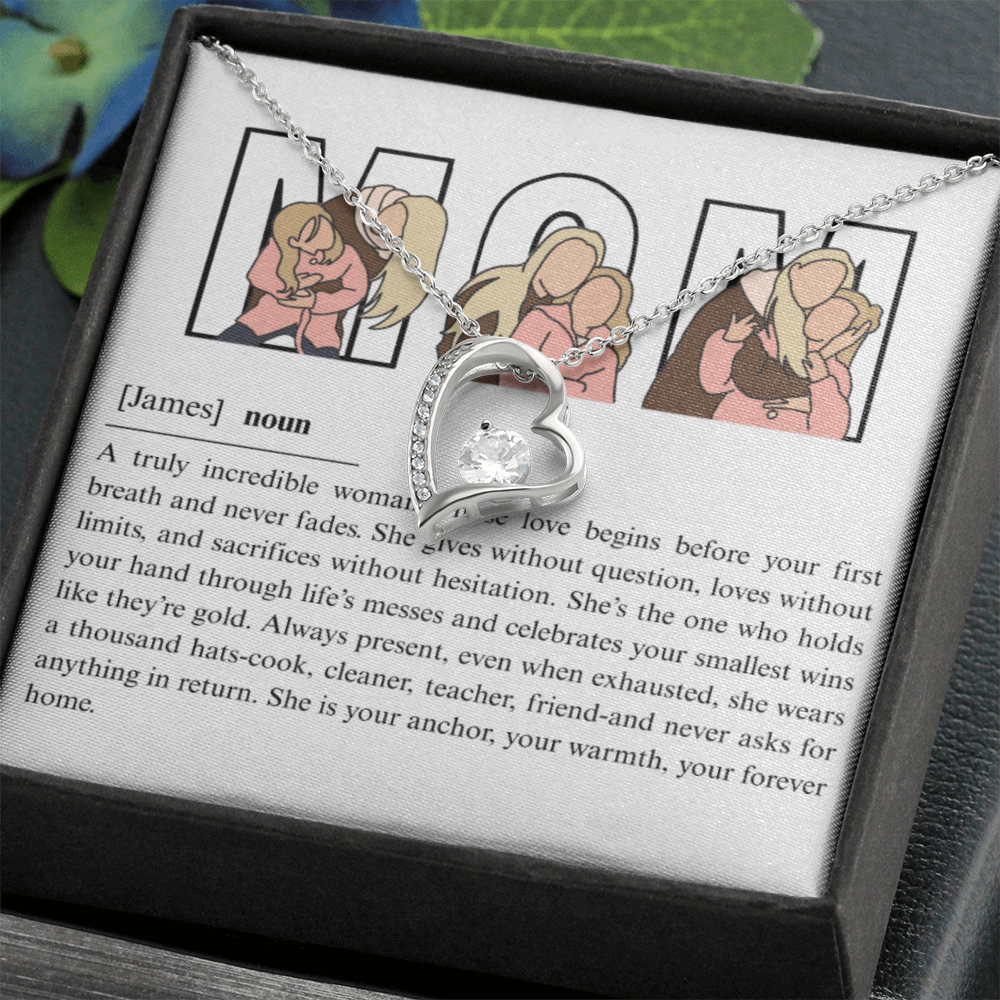 Personalized Mom Forever Love Necklace