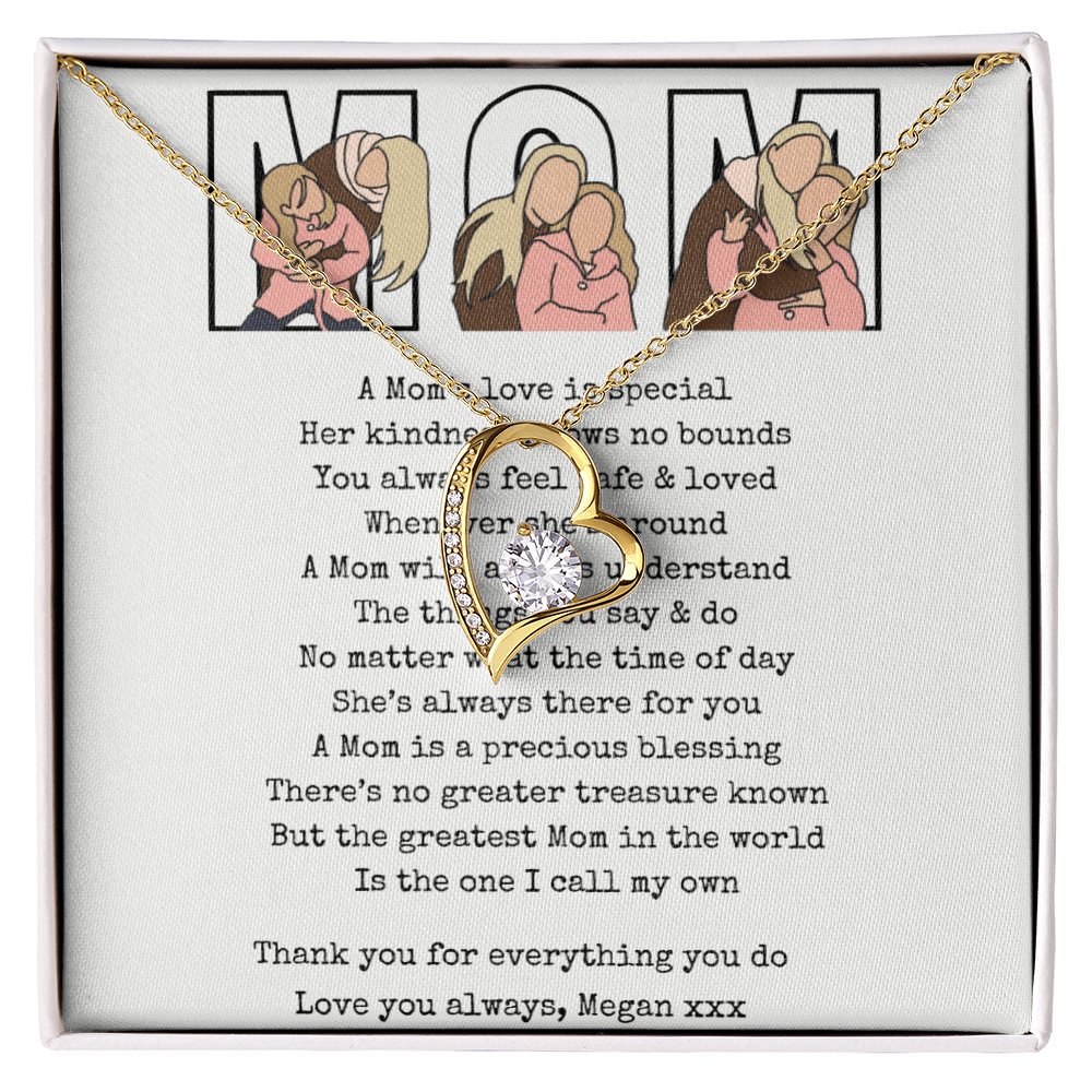Personalized Mom Forever Love Necklace